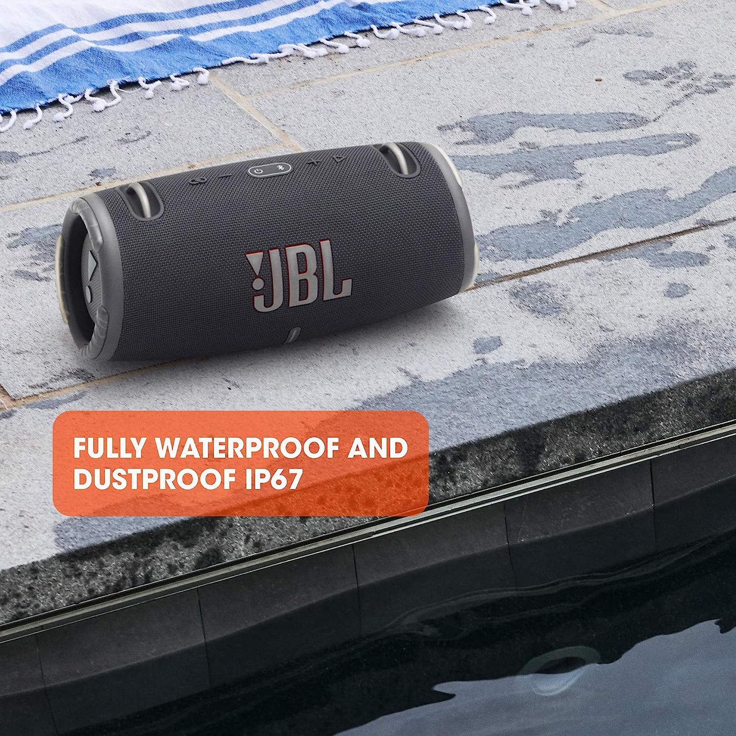 New JBL Xtreme 3 Portable Bluetooth Speaker- Blue